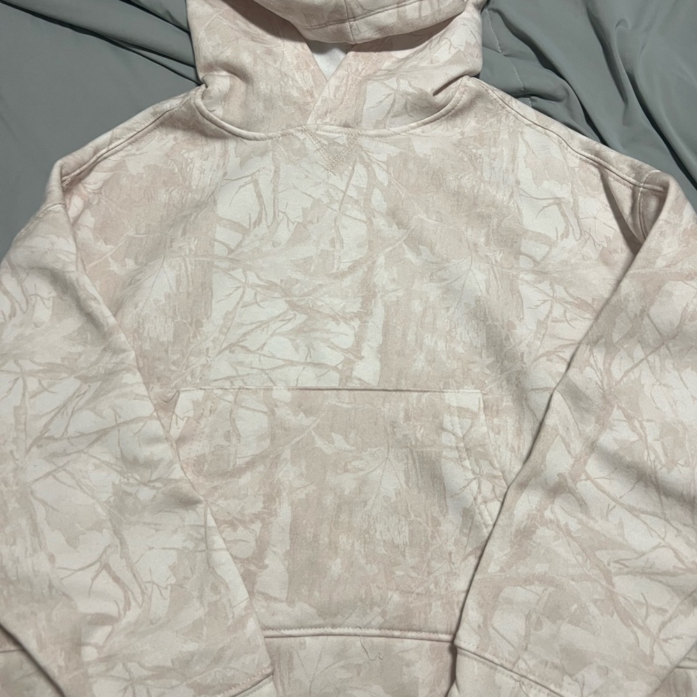 Cream Camouflage Hoodie
